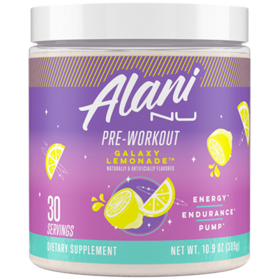 Pre-Workout Supports Energy, Endurance and Pump- Galaxy Lemonade (10.19 oz. / 30 Servings)
