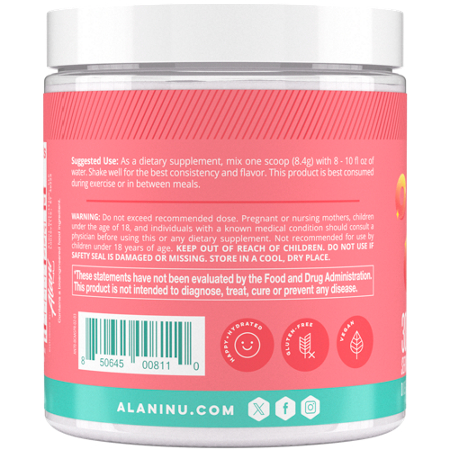 Alani Nu BCAA Sour Peach Rings 30 Servings view 4