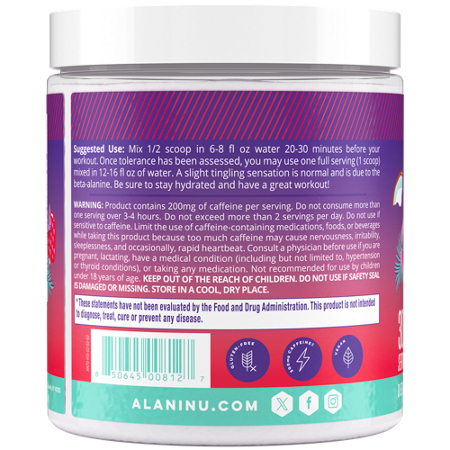 Alani Nu Pre-Workout Hawaiian Shaved Ice, View 4