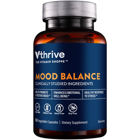 Vthrive Mood Balance vegetable capsules front