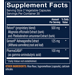 Supplement Facts label for Vthrive Mood Balance Vegetable Capsules
