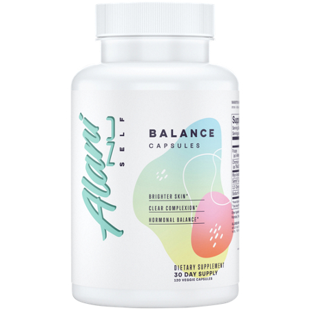 Alani Nu Balance Supports Hormone Balance capsules front