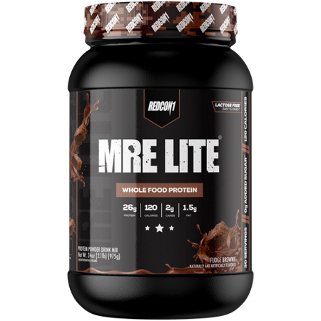 RedCon1 MRE Lite Whole Food Protein Powder bottle front