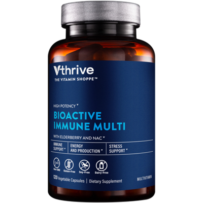 Bioactive Immune Multivitamin with Elderberry & NAC - One-Daily Multi (120 Vegetable Capsules)
