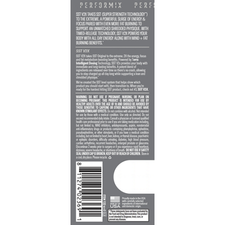 Performix SST V2X Energy Capsules Directions