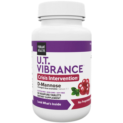 U.T. Vibrance with D-Mannose – Women’s Health Support (50 Vegetable Tablets)