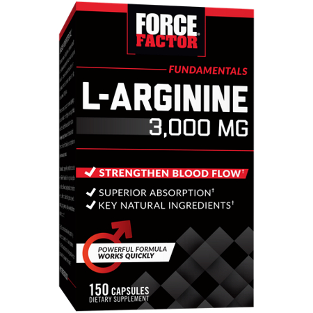 Force Factor L-Arginine 3000 MG box front