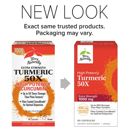 Terry Naturally Extra Strength Turmeric 1000 MG capsules view 2