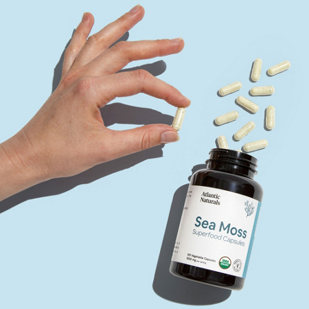 Atlantic Naturals Sea Moss Superfood Capsules 1000 MG view 5