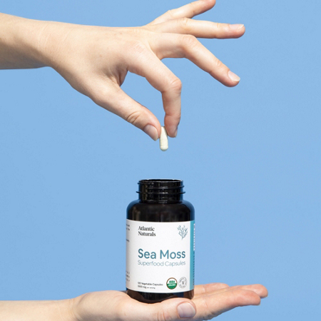 Atlantic Naturals Sea Moss Superfood Capsules 1000 MG view 7