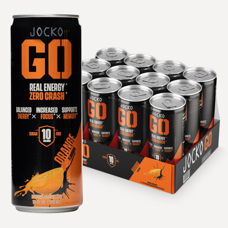 JOCKO FUEL Discipline GO Energy Drink Orange view 4