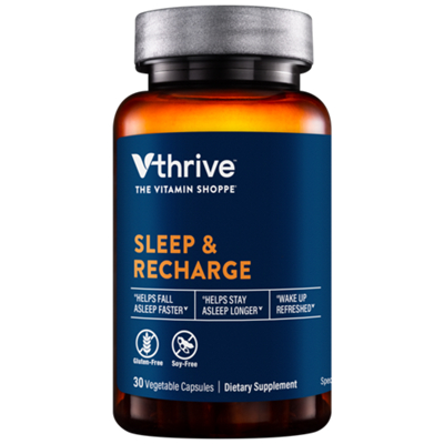 Sleep and Recharge - Helps You Fall Asleep Faster & Stay Asleep Longer (30 Vegetable Capsules)