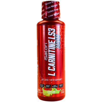 Liquid L-Carnitine LS3 3000 - Stim Free Fat Loss Support - Lemon Lime (32 Servings)