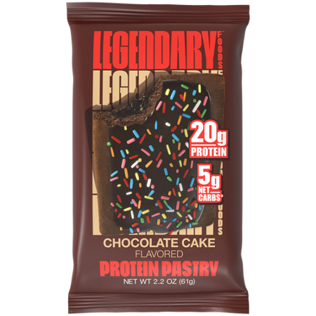 Legendary Foods Protein Pastry Chocolate Cake box front