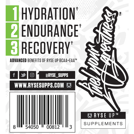 Ryse BCAA EAA Strawberry Pineapple label view 4