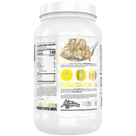 Ryse Loaded Whey Protein Directions: Vanilla Peanut Butter