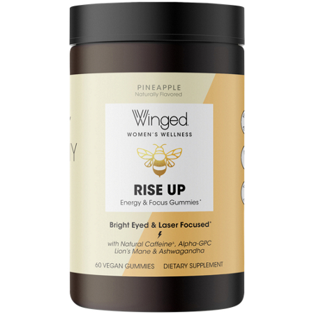 Winged Rise Up Gummies: Pineapple, Lion's Mane, Ashwagandha