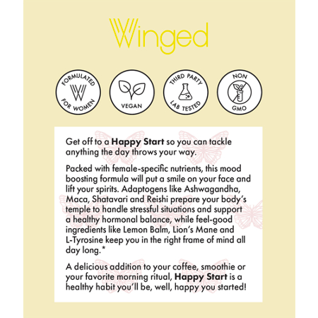 Winged Happy Start Powder Mood Boosting Drink Mix alternate view 4