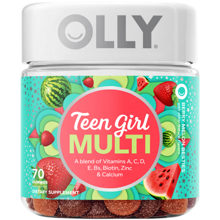 Olly Teen Girl Multi Gummies jar front