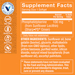 Supplement Facts label for Sunflower Phosphatidylserine Softgels 100 MG