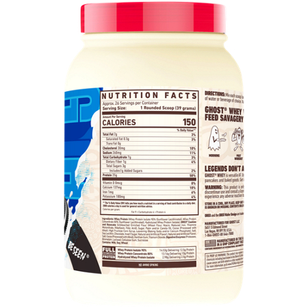 GHOST Whey Protein OREO 22 Lbs alternate view 3