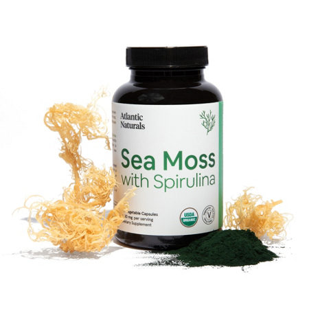 Atlantic Naturals Sea Moss Superfood Capsules 1000 MG view 5