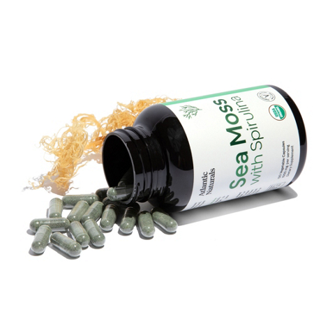 Atlantic Naturals Sea Moss Superfood Capsules with Spirulina 1000 MG view 7