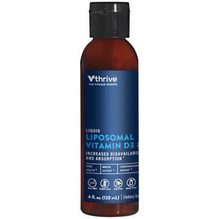 Vthrive Liquid Liposomal Vitamin D3 bottle front