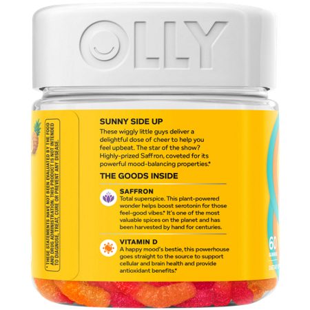 Olly Hello Happy Gummy Worms Tropical Zing view 4