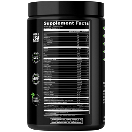 Label for JOCKO FUEL Jocko Greens Pineapple Coconut