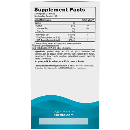Nordic Naturals Ultimate Omega 2X 2150 MG Supplement