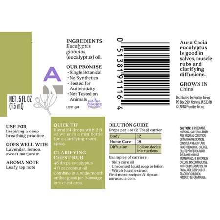 Directions for Aura Cacia Eucalyptus Pure Essential Oil