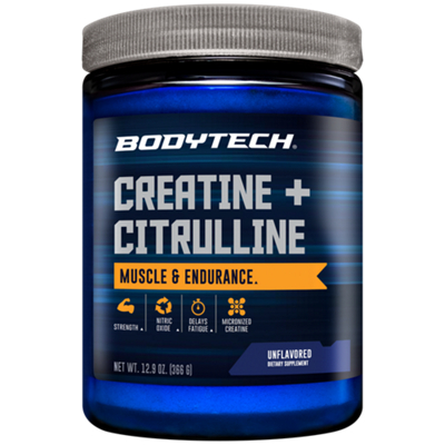 Creatine + Citrulline Powder – Micronized – Unflavored (12.1 oz./30 Servings)