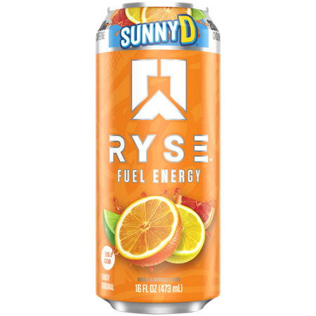 Ryse Sunny D Energy Drink can front