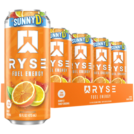 Ryse Energy Drink Sunny D alternate view. 4