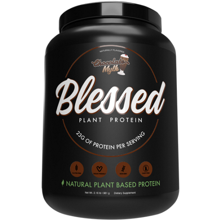 Blessed Vegan Pea Protein Isolate Chocolate Mylk container front