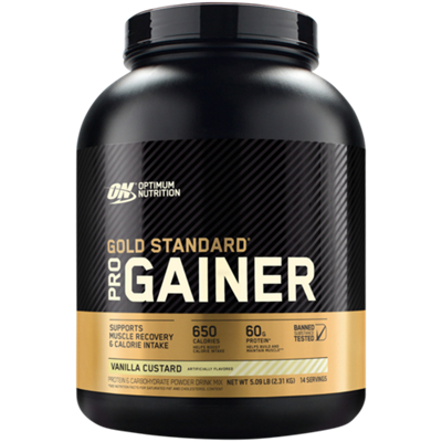 GOLD STANDARD PRO GAINER Protein Powder – Vanilla Custard (5.09 lbs./14 Servings)