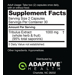Supplement Facts label for Nugenix Essentials Tribulus 1000 MG capsules