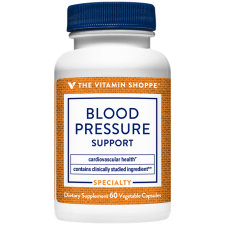 The Vitamin Shoppe Blood Pressure Support capsules front