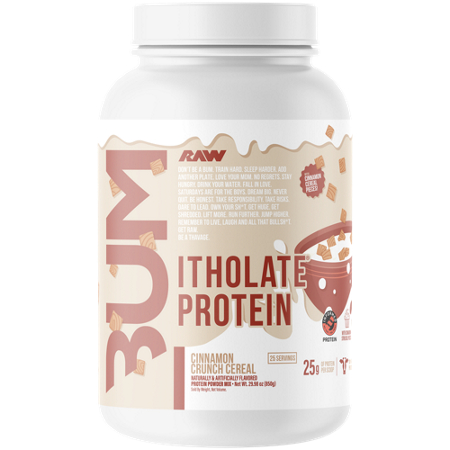 RAW CBUM Series Itholate Protein Powder bottle front