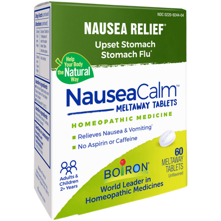 Boiron NauseaCalm Homeopathic Medicine box view 4