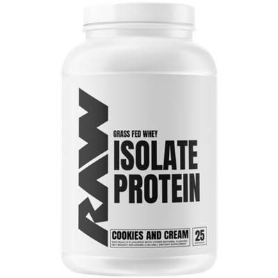 Grass Fed Whey Protein Isolate Powder – Cookies and Cream (31.74 oz./25 Servings)