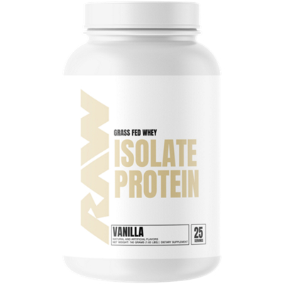 Raw Grass-fed Whey Isolate Protein - Vanilla Milkshake