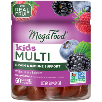Kid's Multivitamin Gummies - Immune & Brain Support - Berrylicious (60 Gummies)