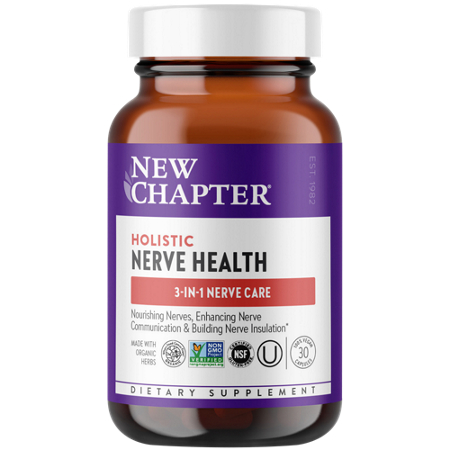 New Chapter Holistic Nerve Health capsules front