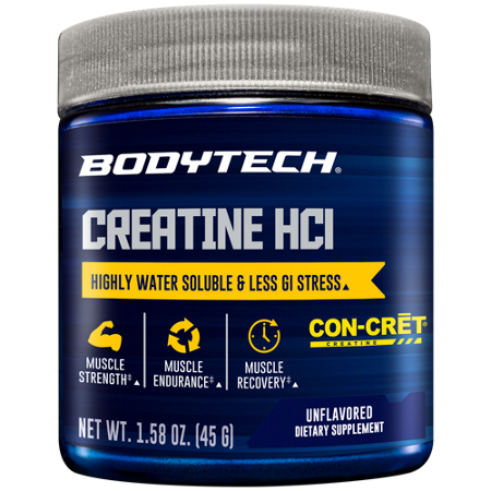 BodyTech Creatine HCL Powder jar front