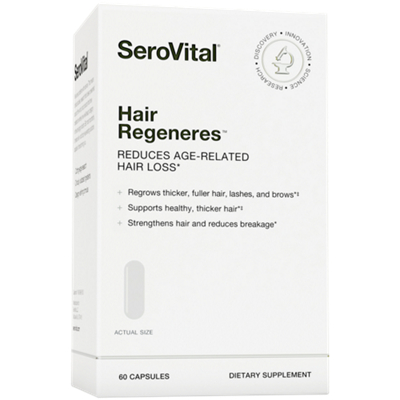 SeroVital Hair Regeneres - Strengthens Hair & Reduce Age-Related Hair Loss (60 Capsules)