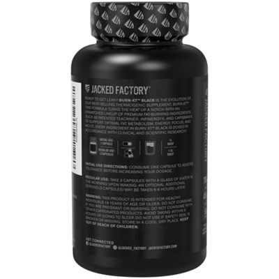 Burn XT Black Thermogenic Fat Burner (90 Veggie Capsules) by