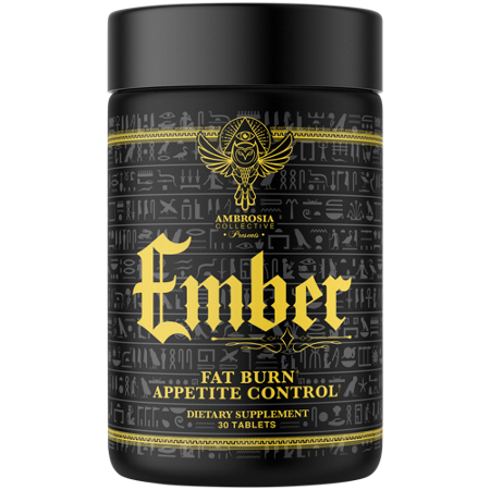 Ember Supports Fat Burn Appetite Control by Ambrosia Collective tablets front