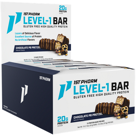 1st Phorm Level-1 High Quality Protein Bar box front